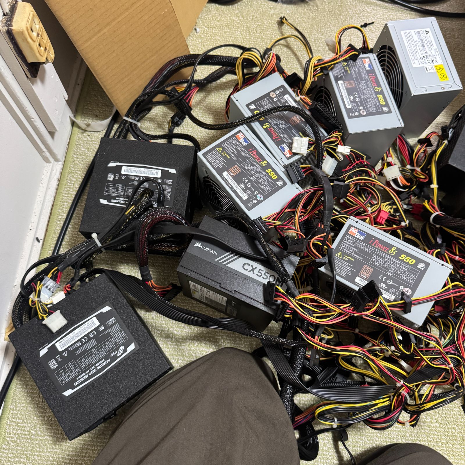 C6 通電確認済 電源ユニット 500W 10個 pc電源ユニット 500w」の人気商品