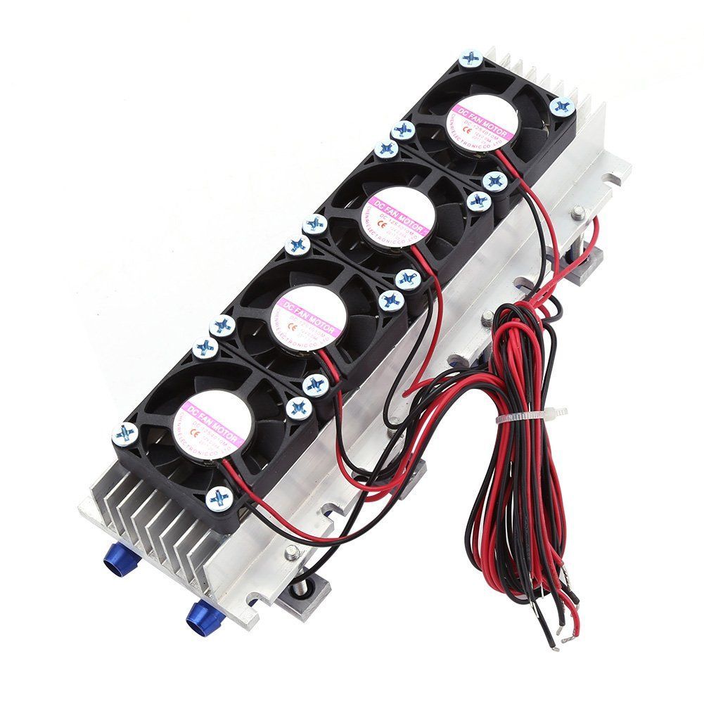 Akozon 半導体冷却セット 12V 4チップ TEC1-12706 チップセット