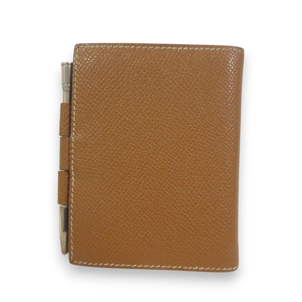 エルメス　手帳カバー　美品 美品✨】HERMES エルメス 手帳カバー ペン付き ネイビー×レッド