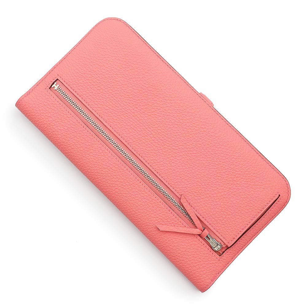 エルメス ドゴン ロング レクトヴェルソ 二つ折り長財布 トゴ レザー