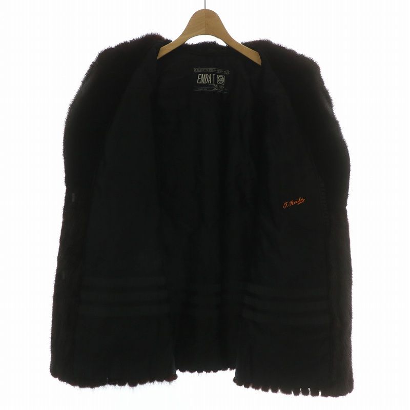 ★美品★EMBA★エンバ★毛皮★コート★セーブル★アウター★ エンバ EMBA ファーコート アウター 毛皮 ミンク ミドル 肩
