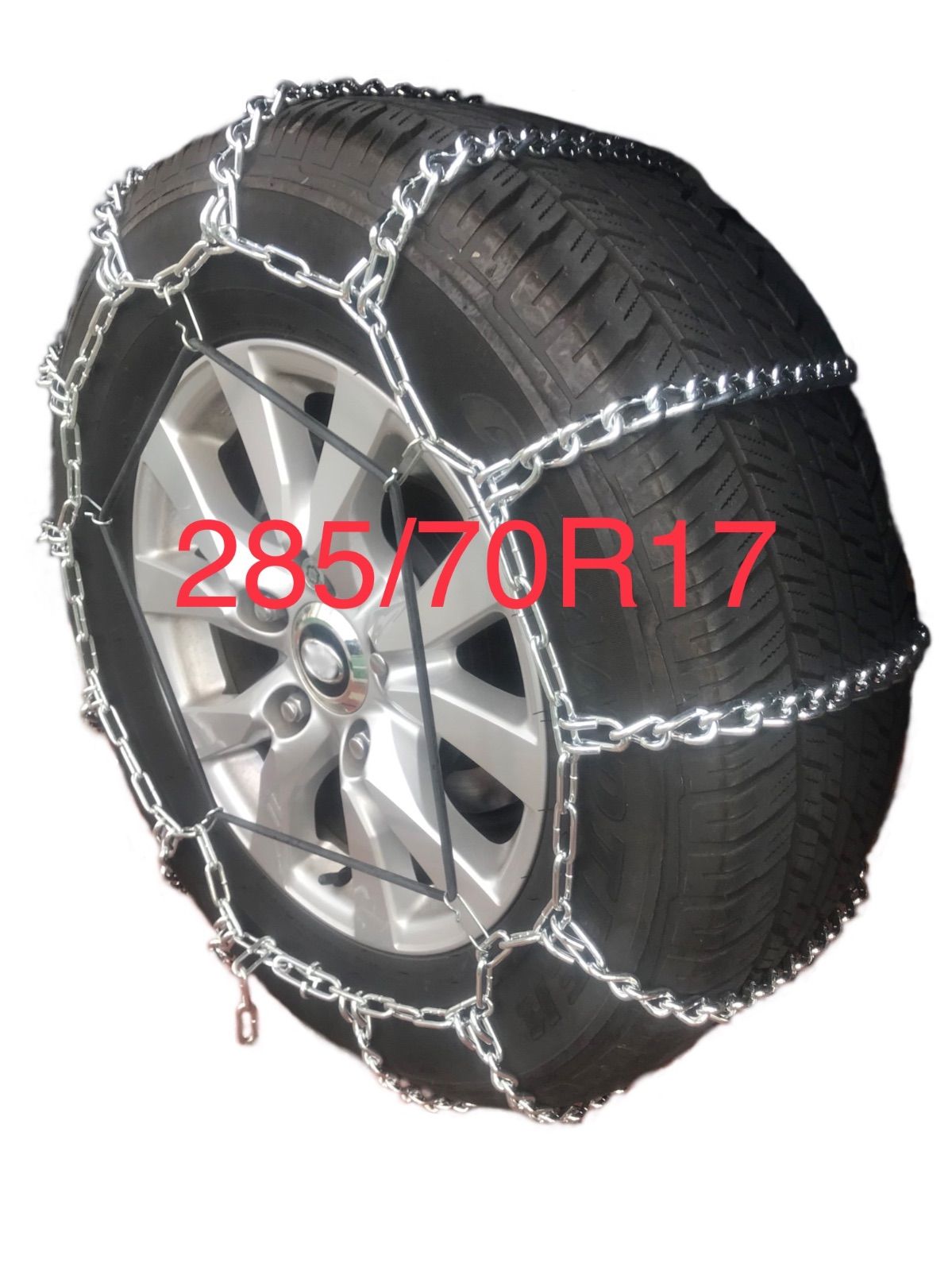 285/70R17 タイヤチェーン　1ペア　バンド付き BD41JK】285/75R16 285/75R17オフロードタイヤ用金属ラダー