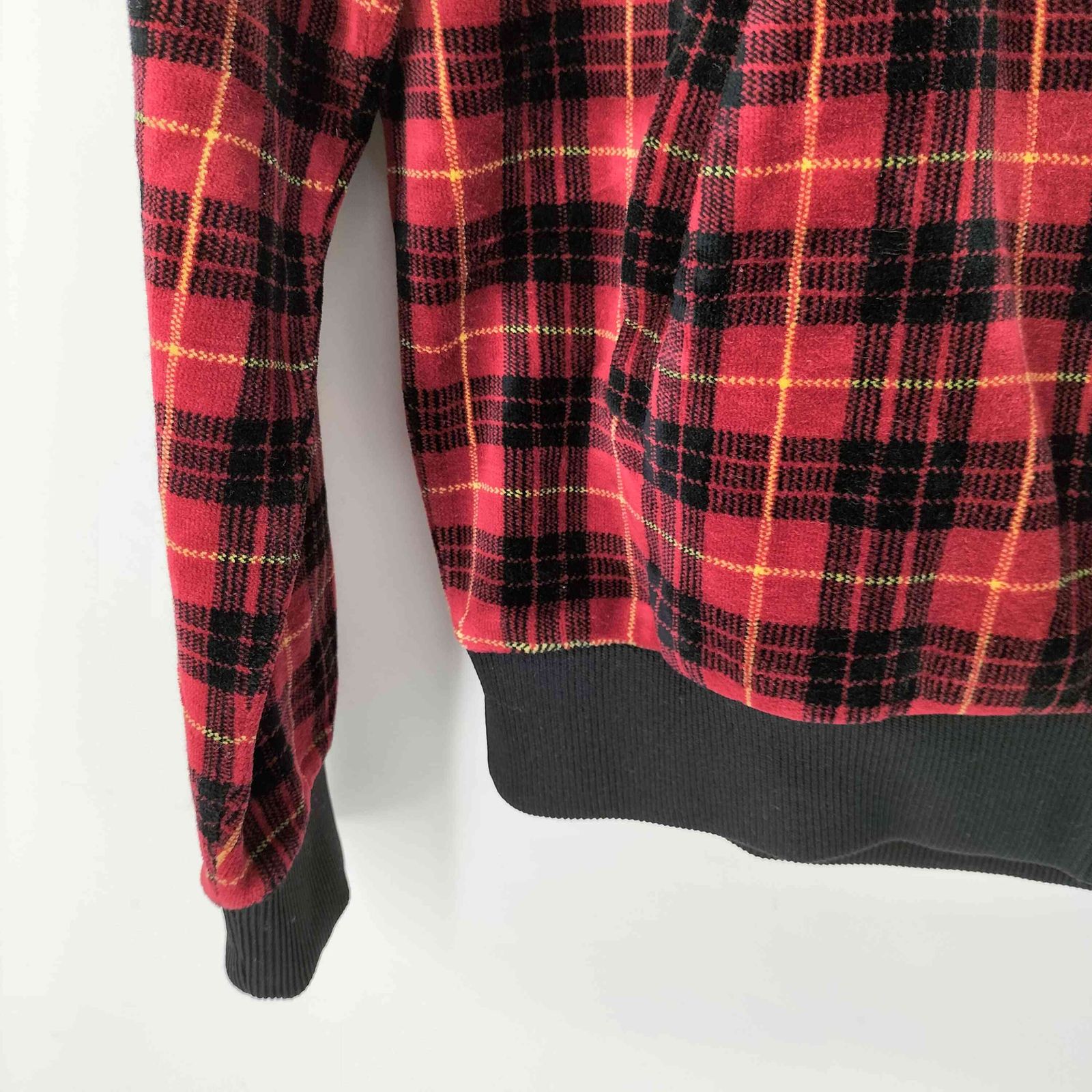【希少】FRED PERRY チェック ベロア トラックジャケット フレッドペリー FRED PERRY チェック柄 ベロア トラック