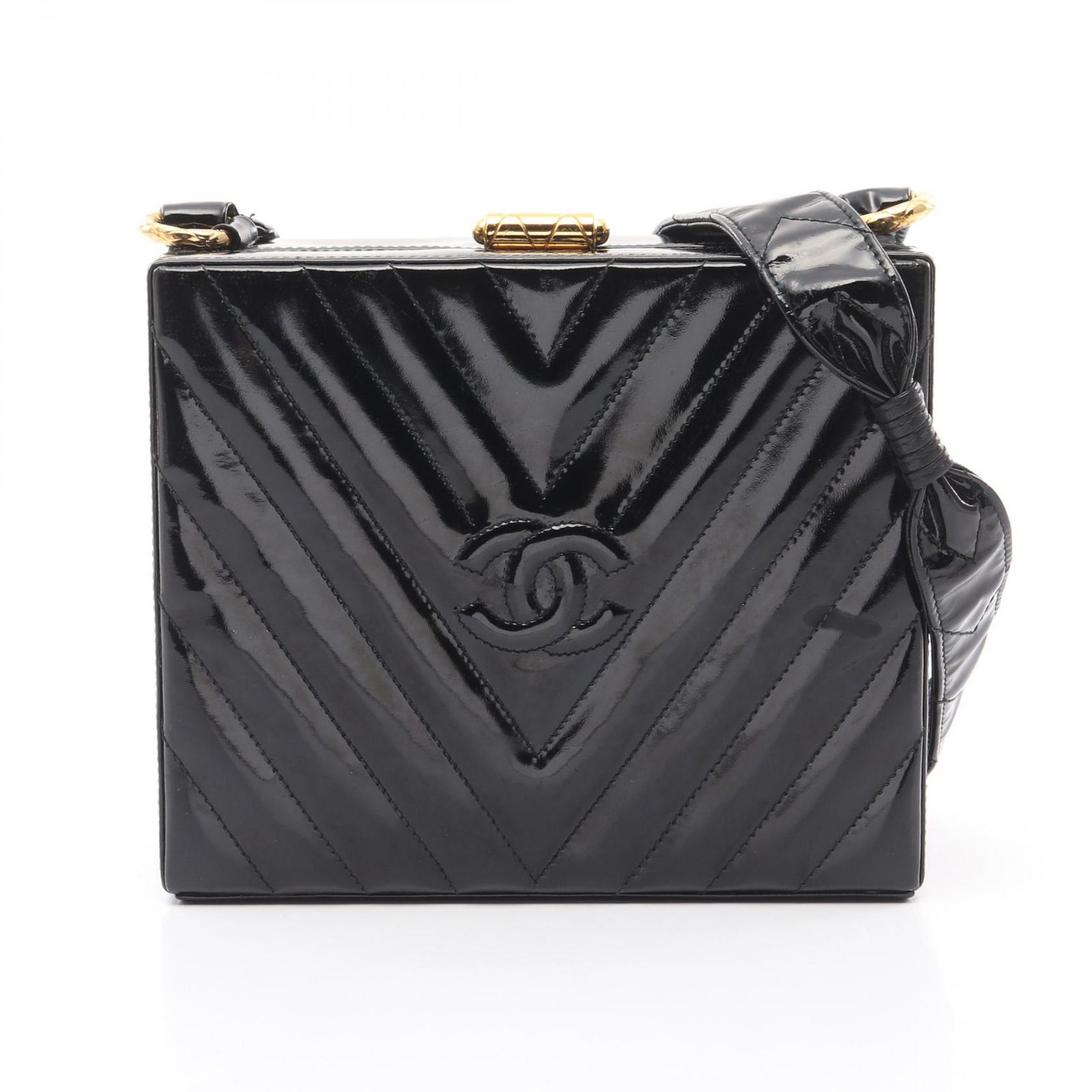 CHANEL シャネル シェブロン Vステッチ ショルダーバッグ
