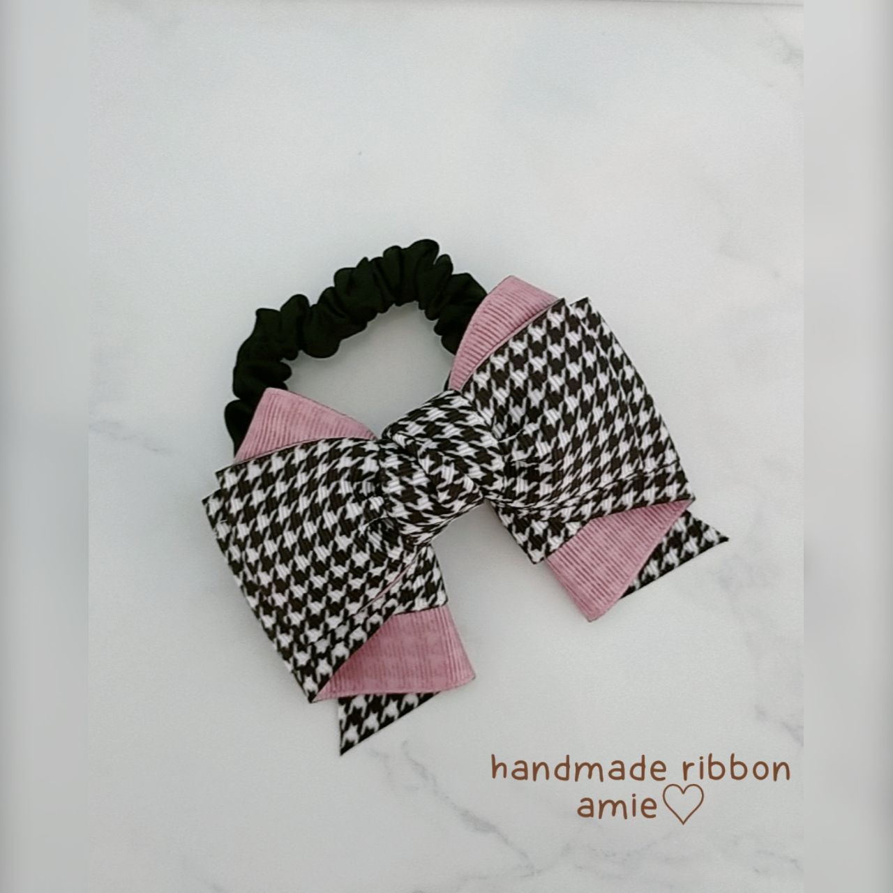 カノンリボン リボンヘアゴム シュシュ - amie♡handmade ribbon