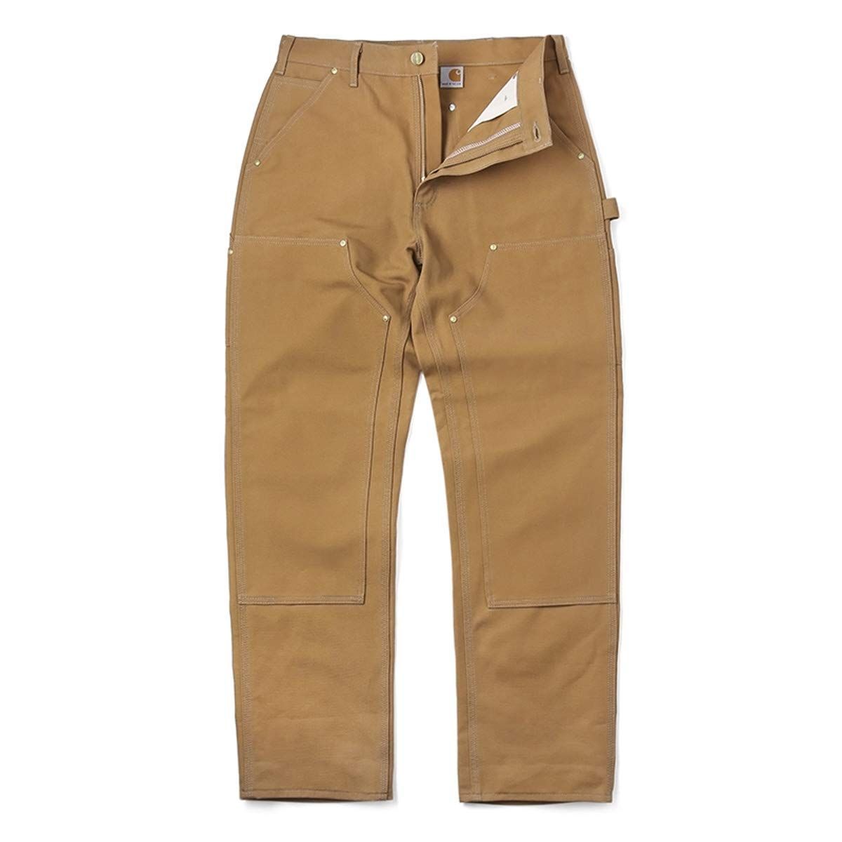 38_ブラック [カーハート] カジュアルパンツ DOUBLE-FRONT WORK DUNGAREE メンズ