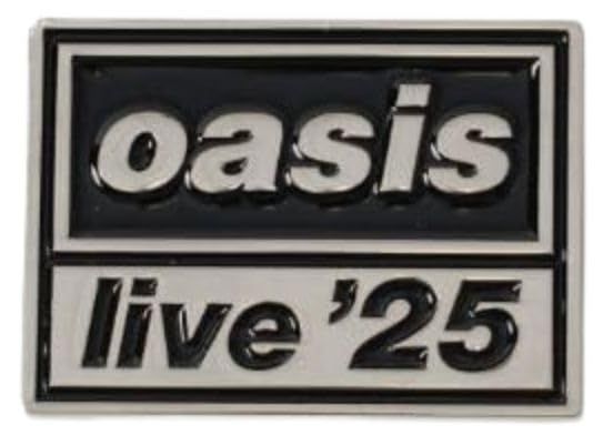 Oasis オアシス Live 2025 JAPAN グッズ ピンズ Live'25 ロゴ