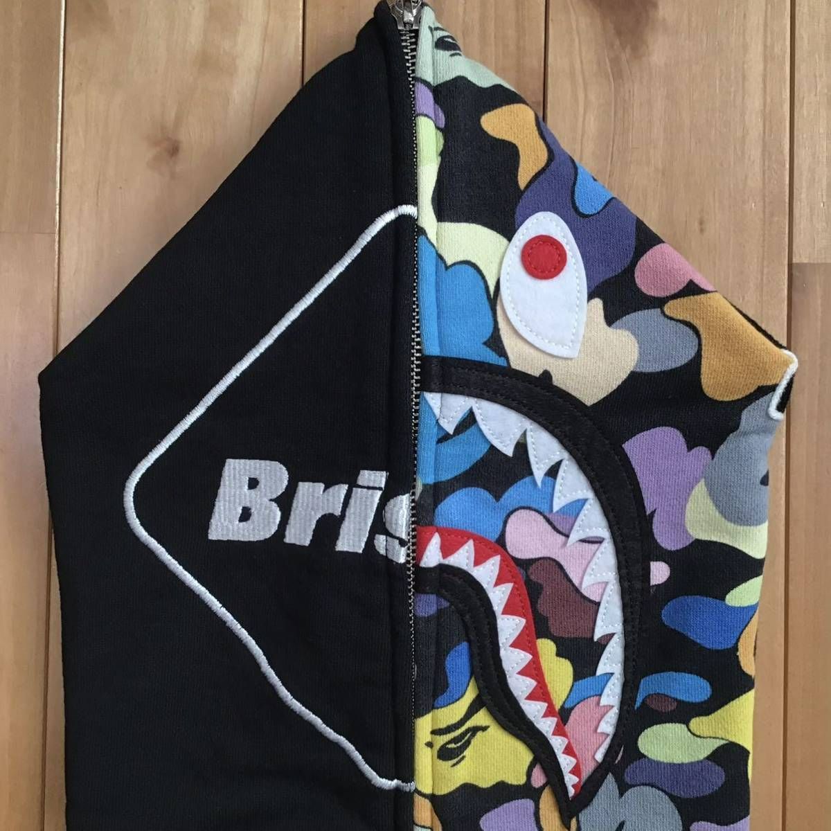 FCRB × BAPE シャーク パーカー Sサイズ a bathing ape multi camo 