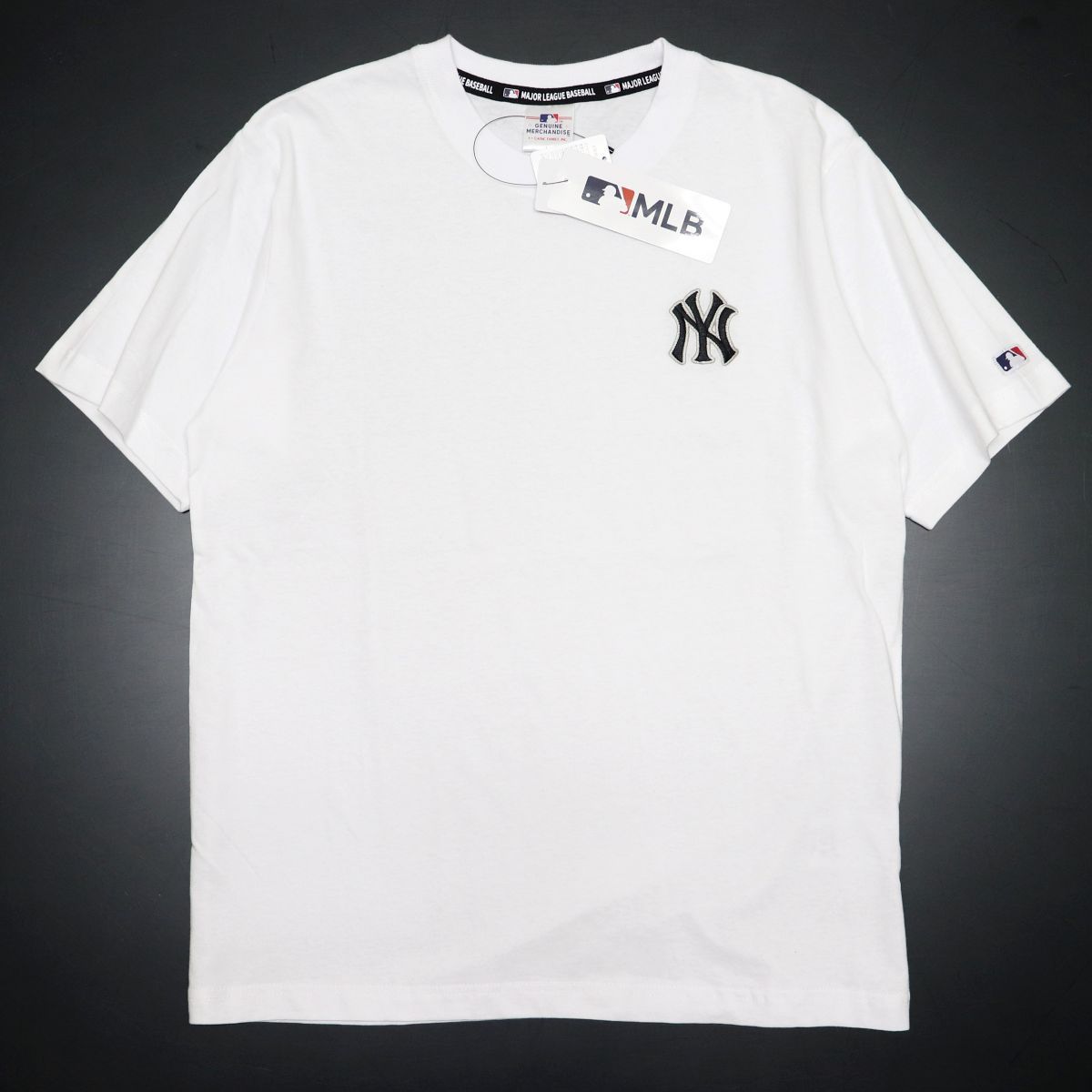 送料390円可能商品 ニューヨーク ヤンキース Yankees MLB 新品 メンズ メジャーリーグ 半袖 Tシャツ [C5432MR-N0-L] 一 三 弐 QWER