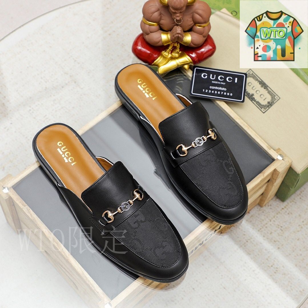 GUCCIサボサンダル　メンズ GUCCI グッチ メンズ サンダル03-ZM49 - メルカリ