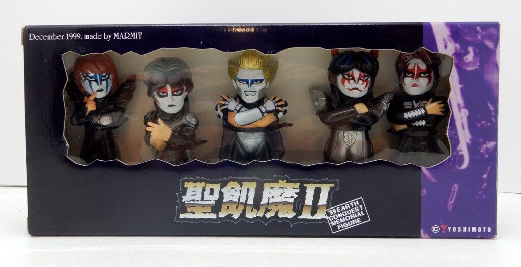 【新品・美品】　聖飢魔Ⅱ　フィギュア５体セット マーミット　ソフビ マーミット 聖飢魔IIソフビ5体セット - メルカリ