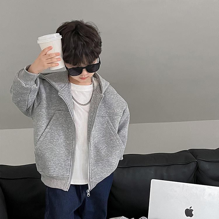 スウェット パーカー キッズ 子供服 ジップアップ パーカー 春