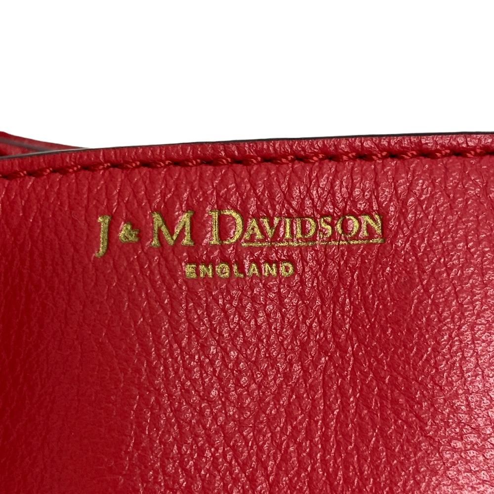 J&M Davidson/ジェイアンドエムデヴィッドソン ベルミニ レザー ハンドバッグ レッド レディース ブランド