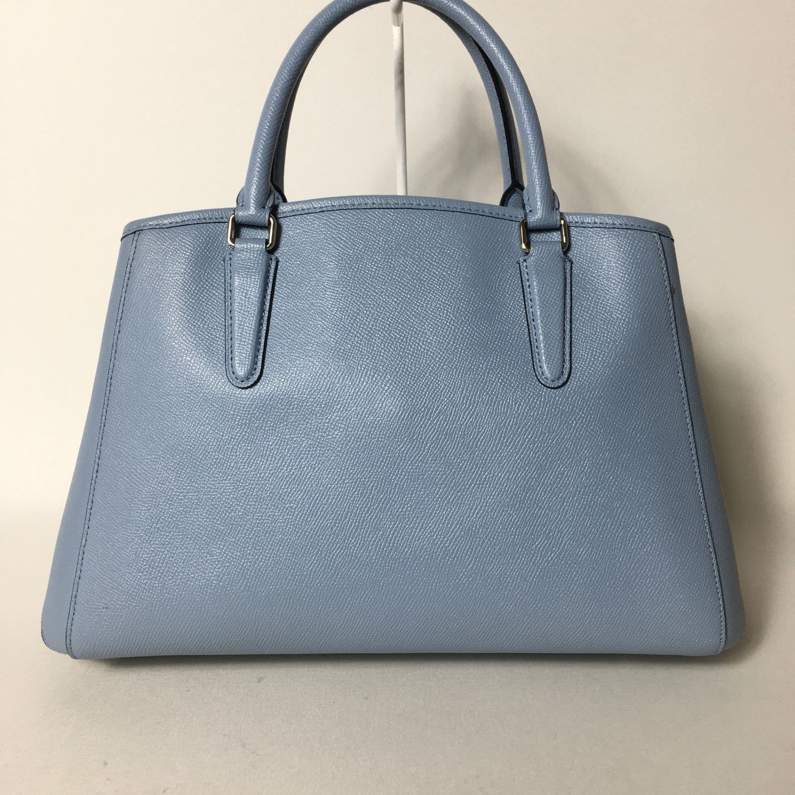 2508-282｜美品｜コーチ 2WAY ハンドバッグ レザー ライトブルー