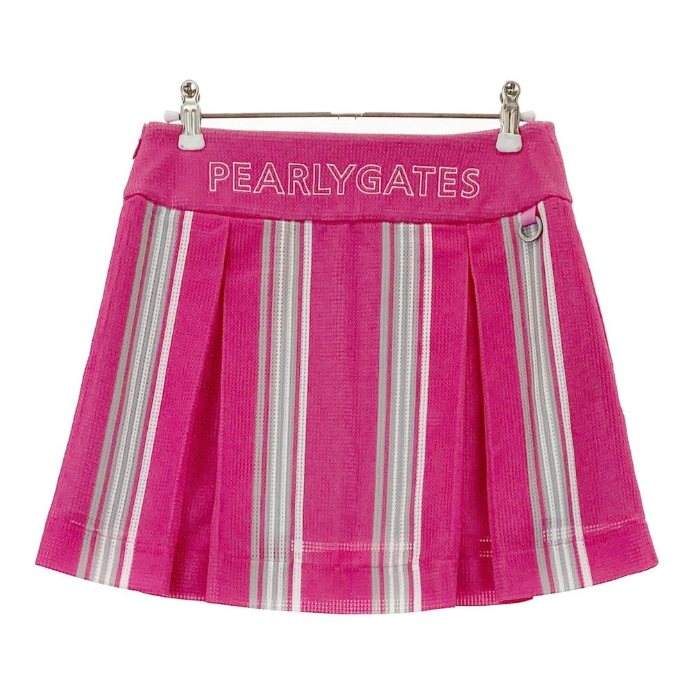 メッシュスカート ピンク系