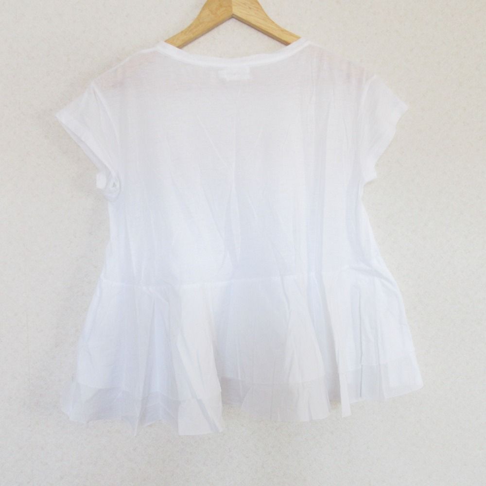 良品 yori ヨリ ショートスリーブ 半袖 ペプラム Tシャツ