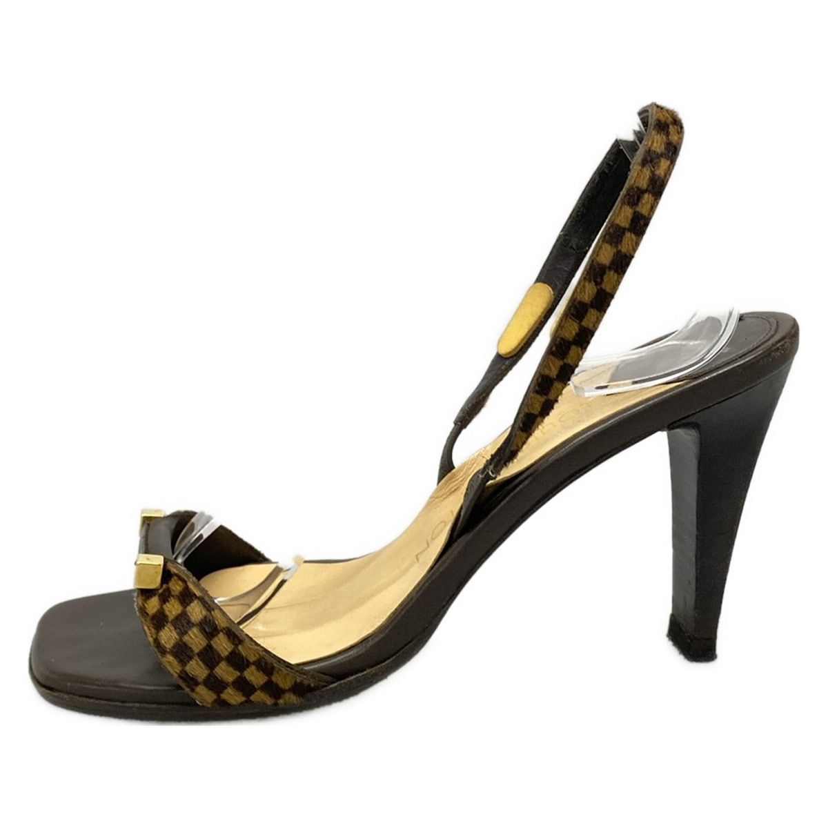 LOUIS VUITTON ルイ・ヴィトンサンダルレディース 36 1/2