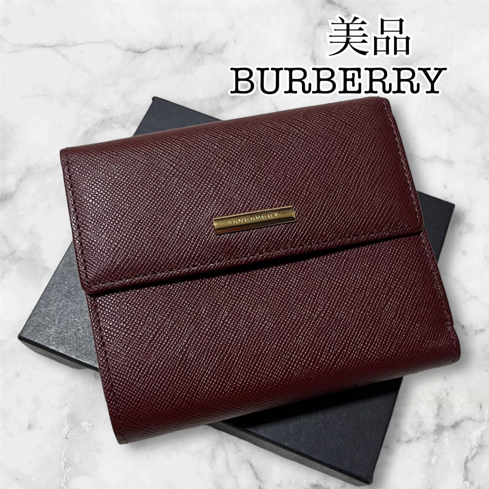 極美品 Burberry 財布 折りたたみ