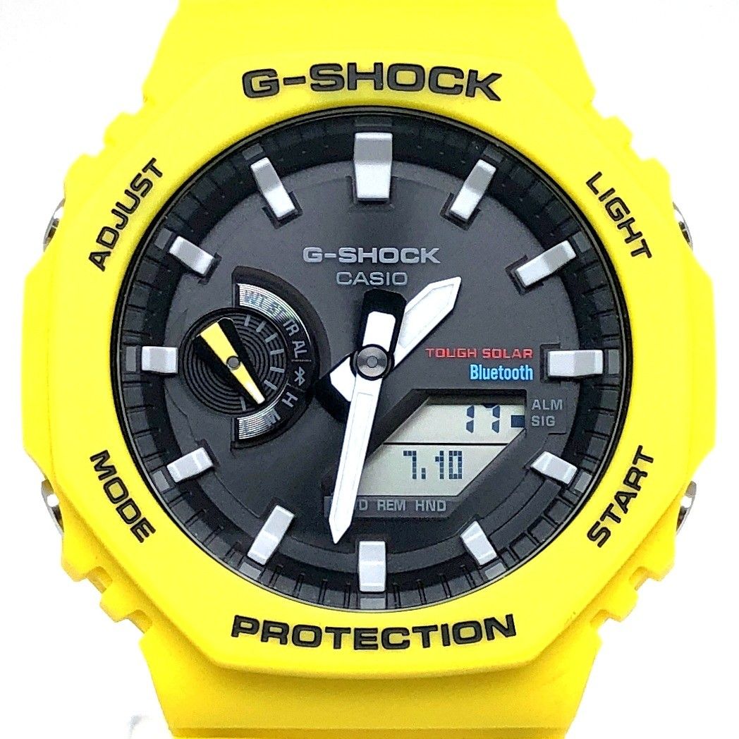 G-SHOCK ジーショック GA-B2100C-9A タフソーラー Bluetooth搭載 オクタゴン カシオーク 復刻イエロー 2025年5月発売