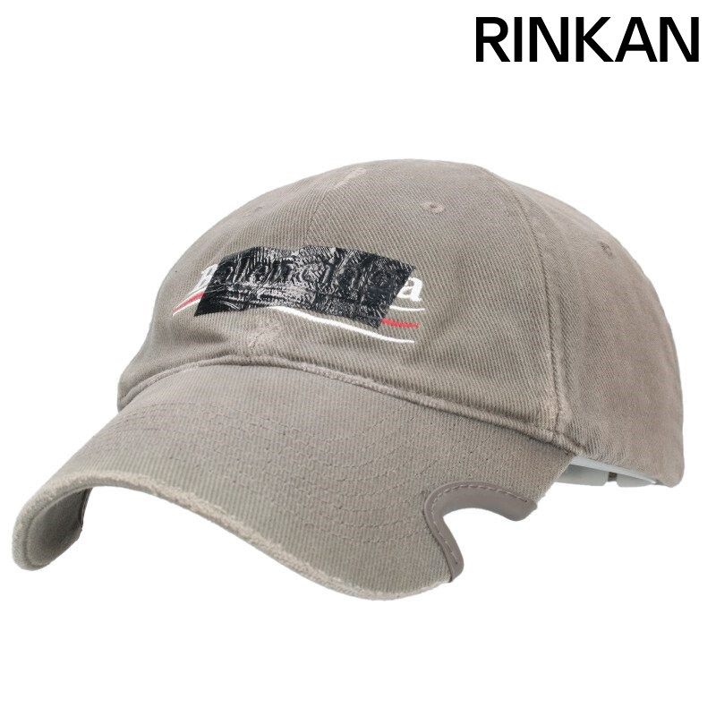 バレンシアガ 719364 410B2 テープロゴベースボールキャップ メンズ L