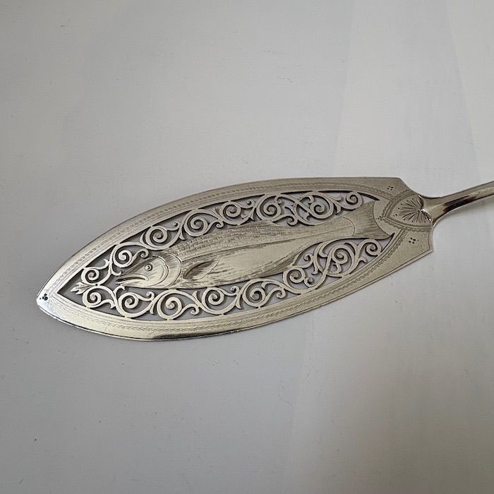 フィッシュサーバー ヴィンテージ シルバープレート R-B USTAUSTRALIA_COM_AU