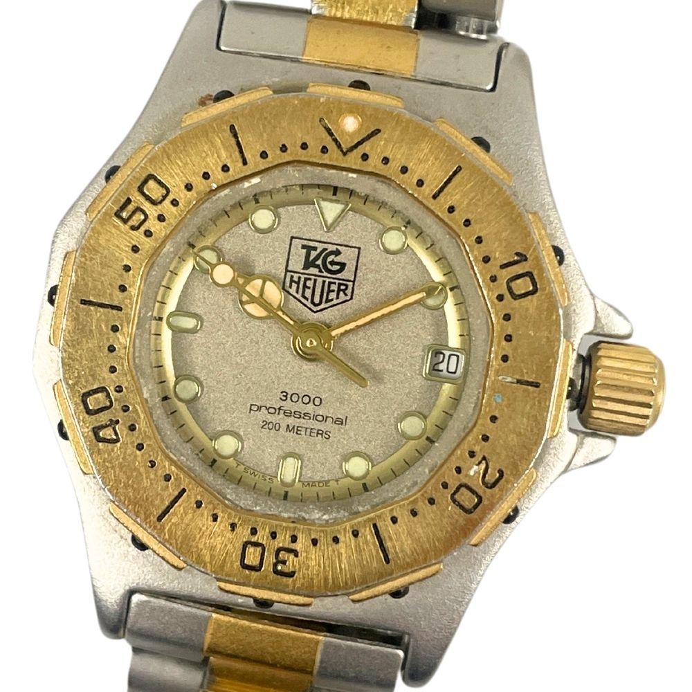 TAG HEUER タグホイヤー レディース 934.208 プロフェッショナル3000 デイト クォーツ 腕時計 正規品 / C232