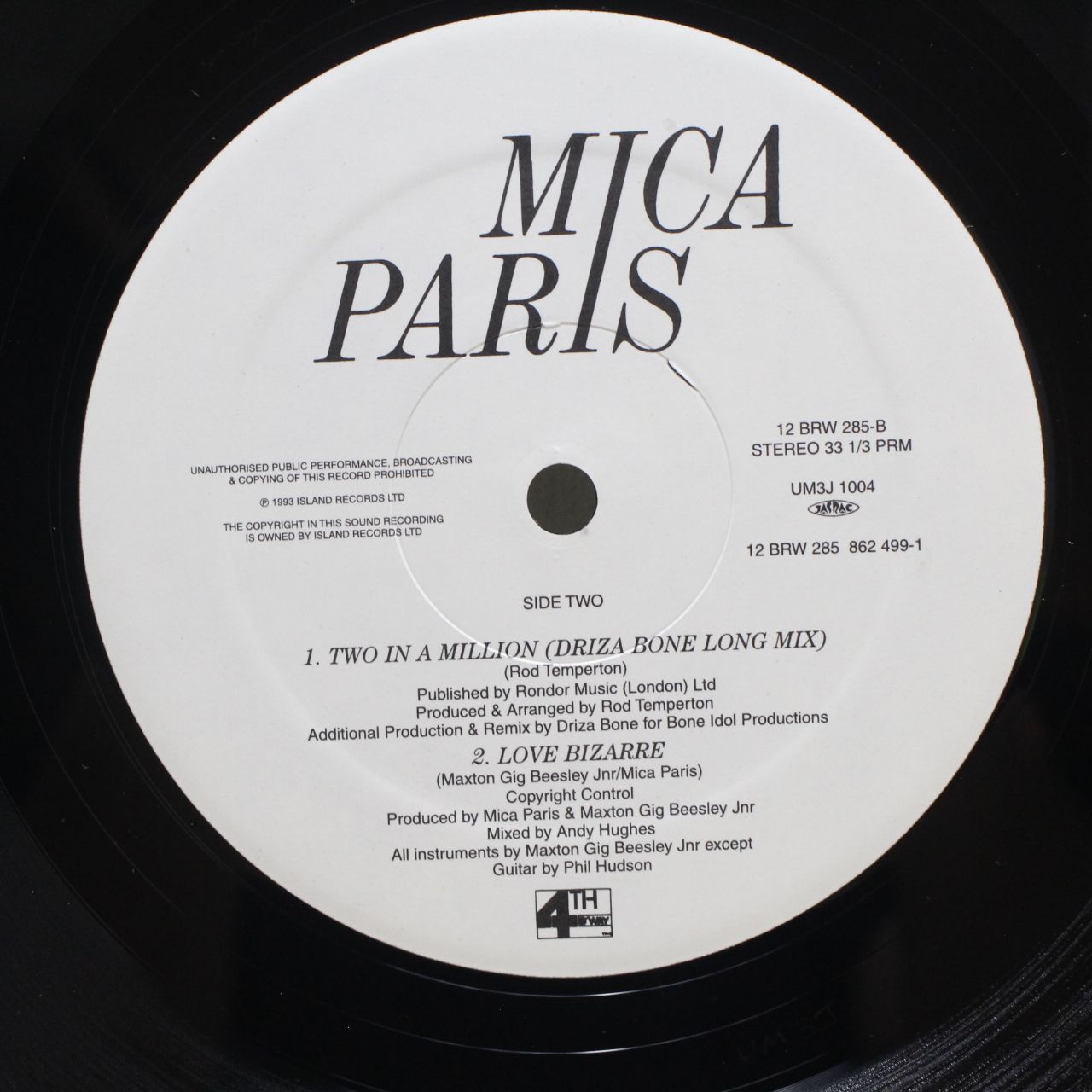 Mica Paris / Two In A Million レコード - メルカリ