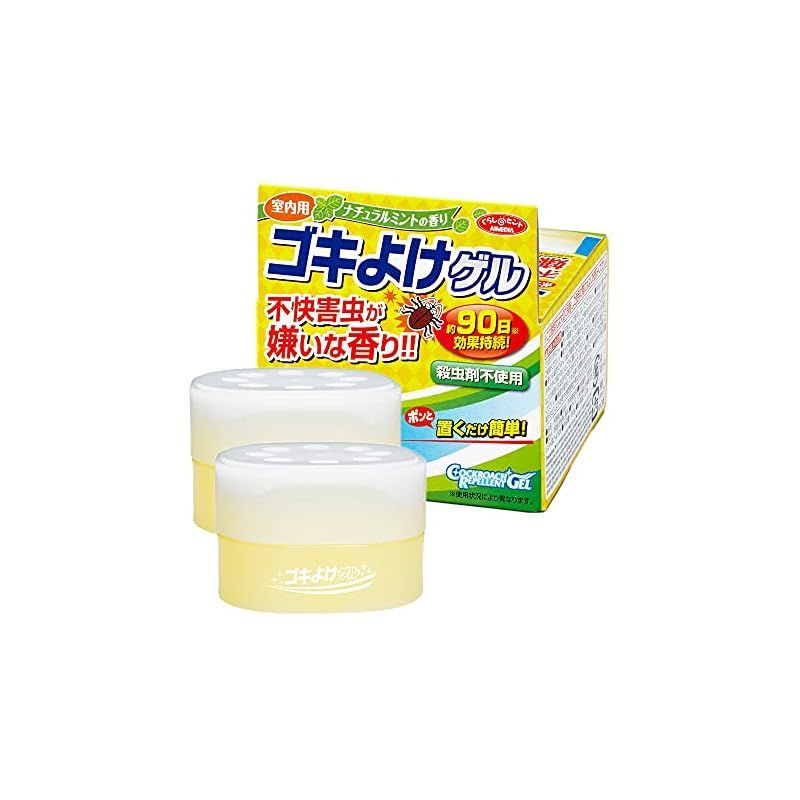 アイメディア Aimedia ゴキよけゲル 2個組 90日間持続 室内用 殺虫成分不使用 芳香用品 不快害虫 防虫