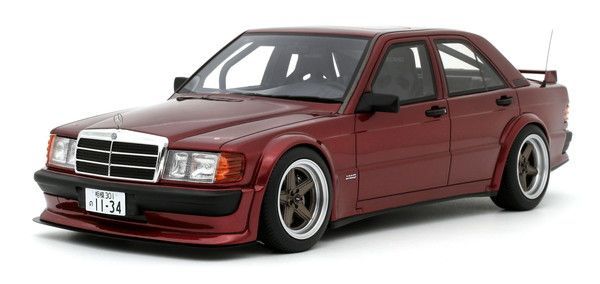 新品 OttO mobile 1/18 RAUH-WELT REPUBLIK 190E 2.5-16 (レッド) 完成