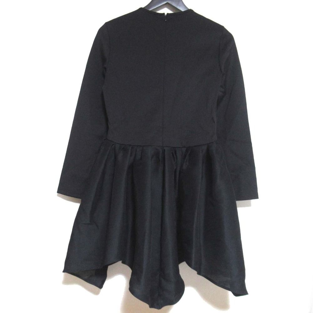 美品 25SS LE PHIL ルフィル シアーダブルクロスブラウス ペプラムヘム