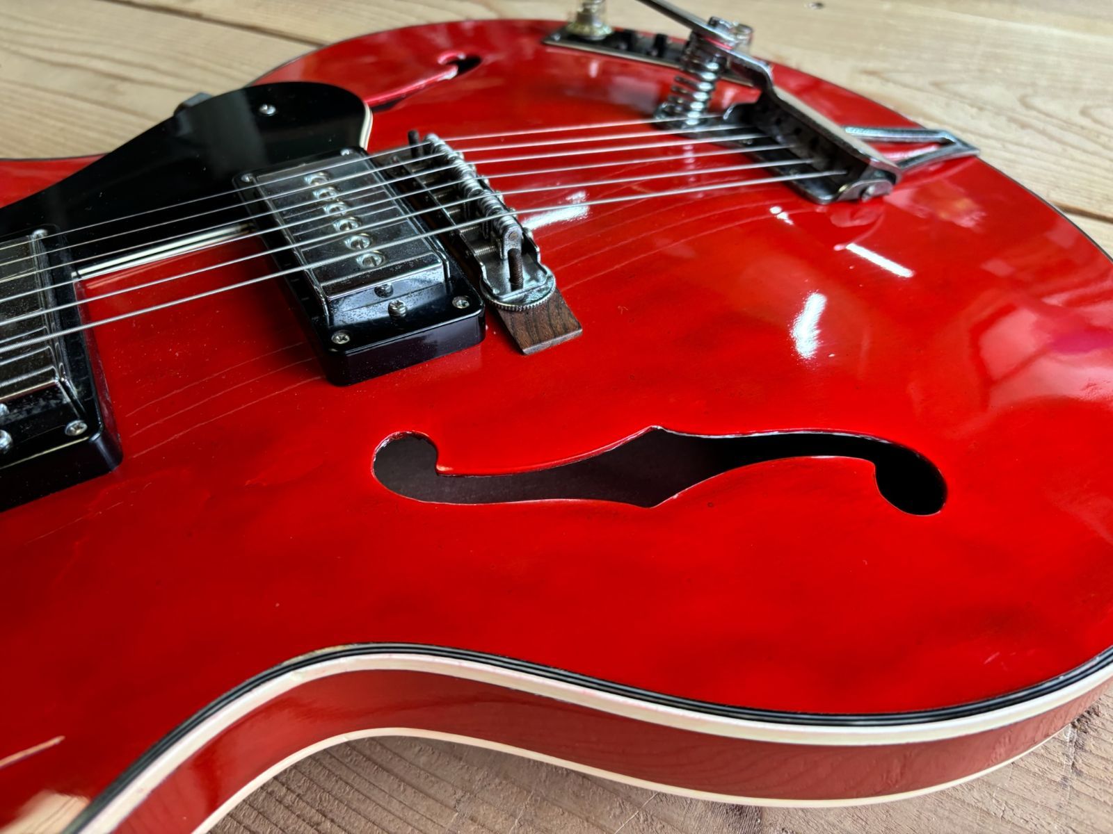 日本製フルアコタイプギター エピフォンカジノタイプ メーカー不明