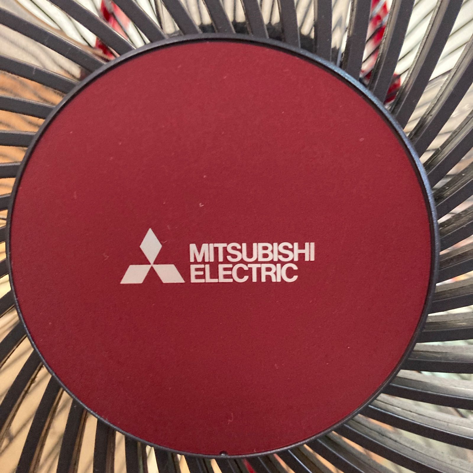 美品 扇風機 三菱 レッド R30J-RW - メルカリ