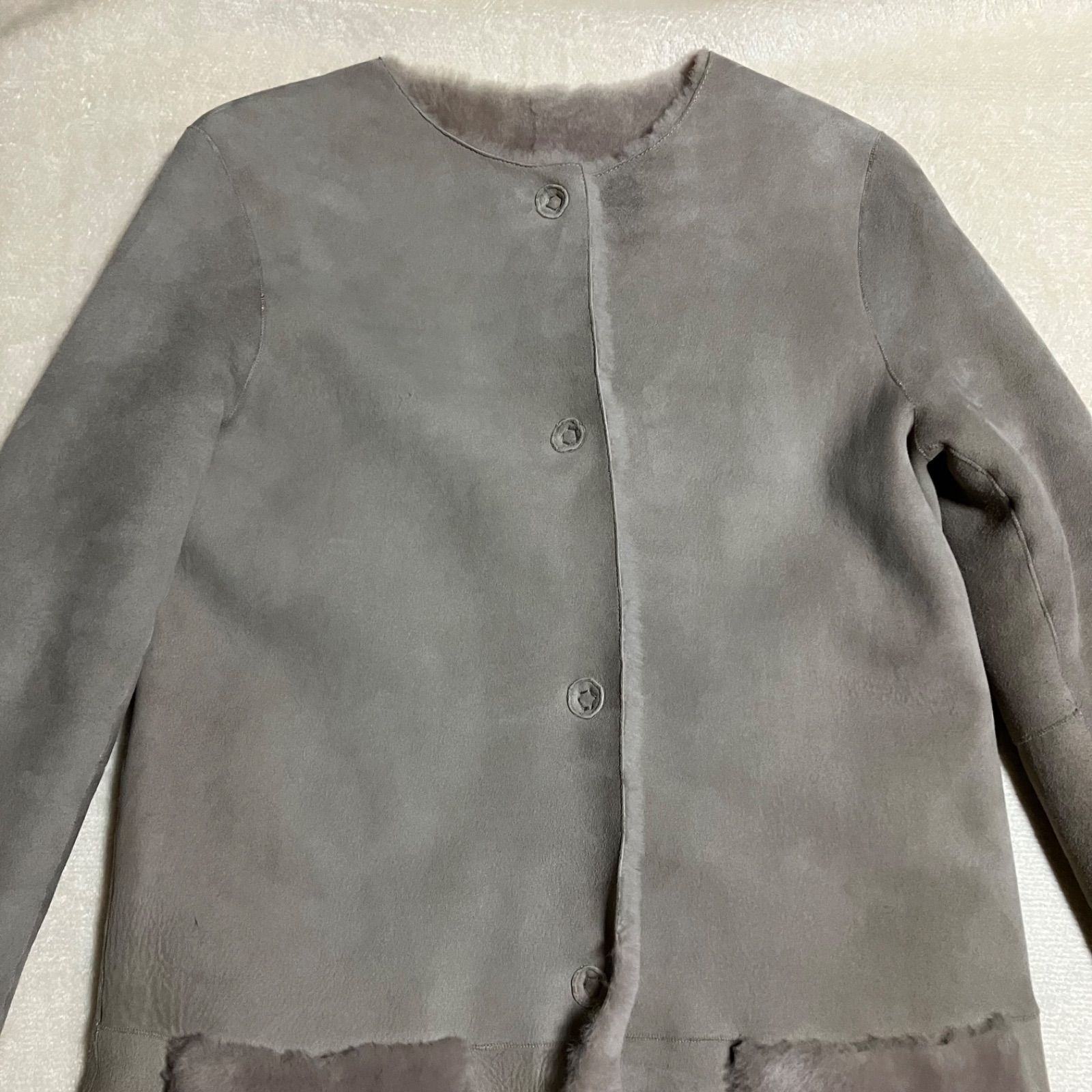 TARA JAMON タラジャーモン リバーシブルムートンコート 羊革 M