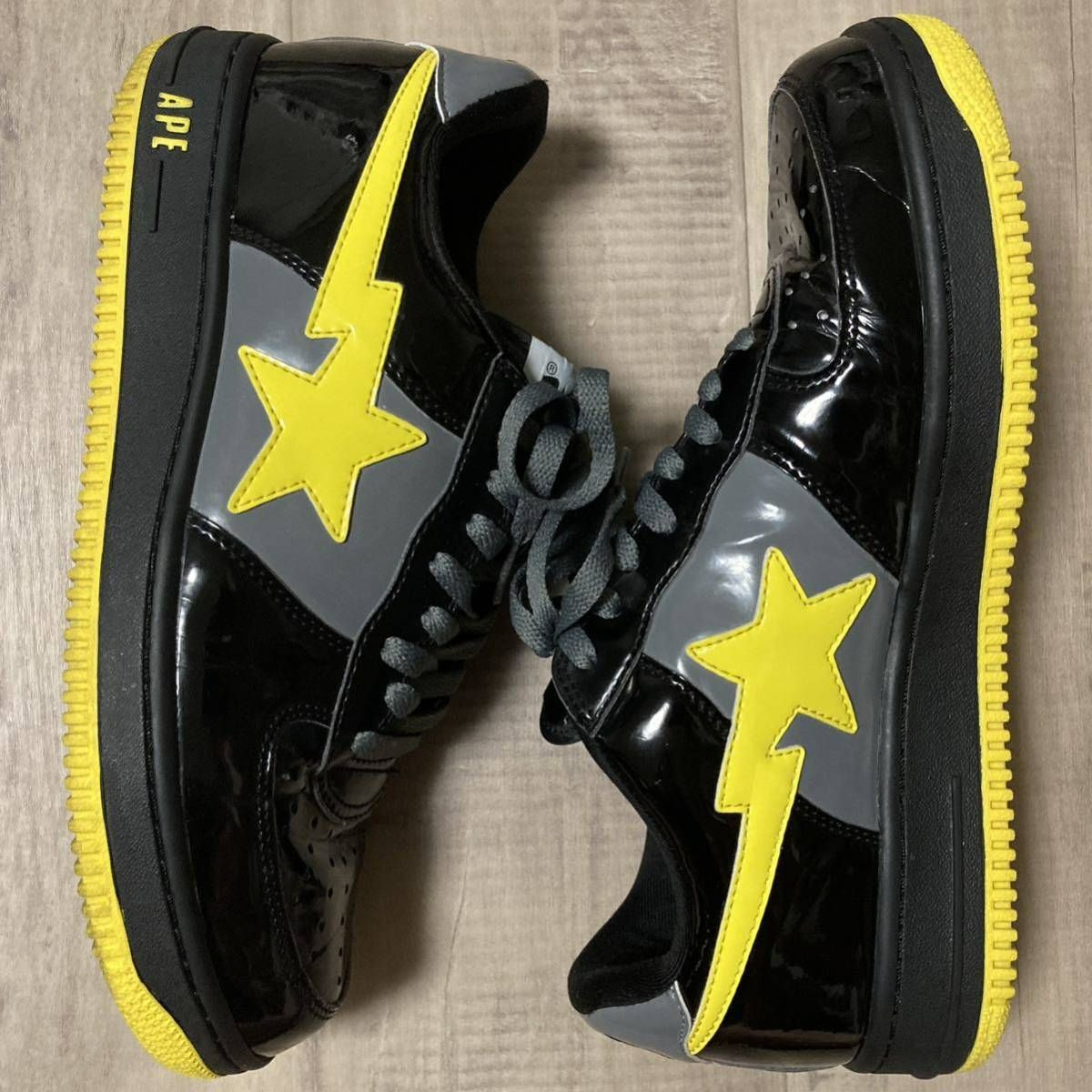 DC COMICS バットマン BAPESTA エナメル スニーカー 28.5cm a bathing 