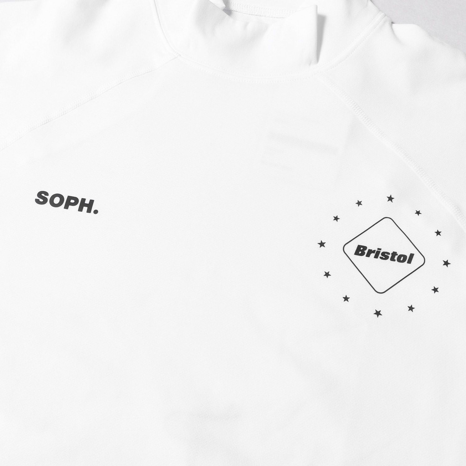 FCRB WHOLE PATTERN S/S MOCKNECK TOP SS23 FCRB WHOLE PATTERN S/S