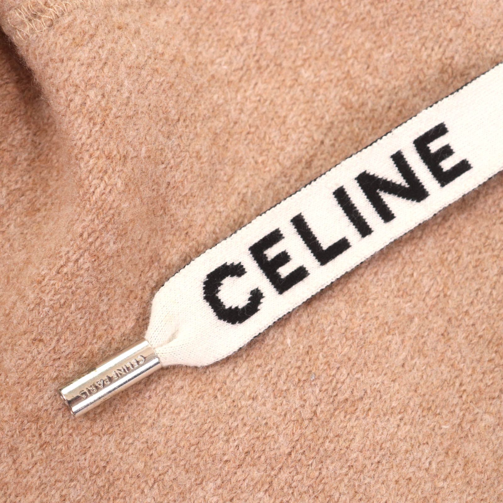 極美品★CELINE セリーヌ 2A20Z402P カシミヤ混 ロゴドローコード ニット パーカー ライトブラウン M イタリア製 正規品 レディース 楽天市場】極美品☆CELINE セリーヌ 2A20Z402P カシミヤ混 ロゴ