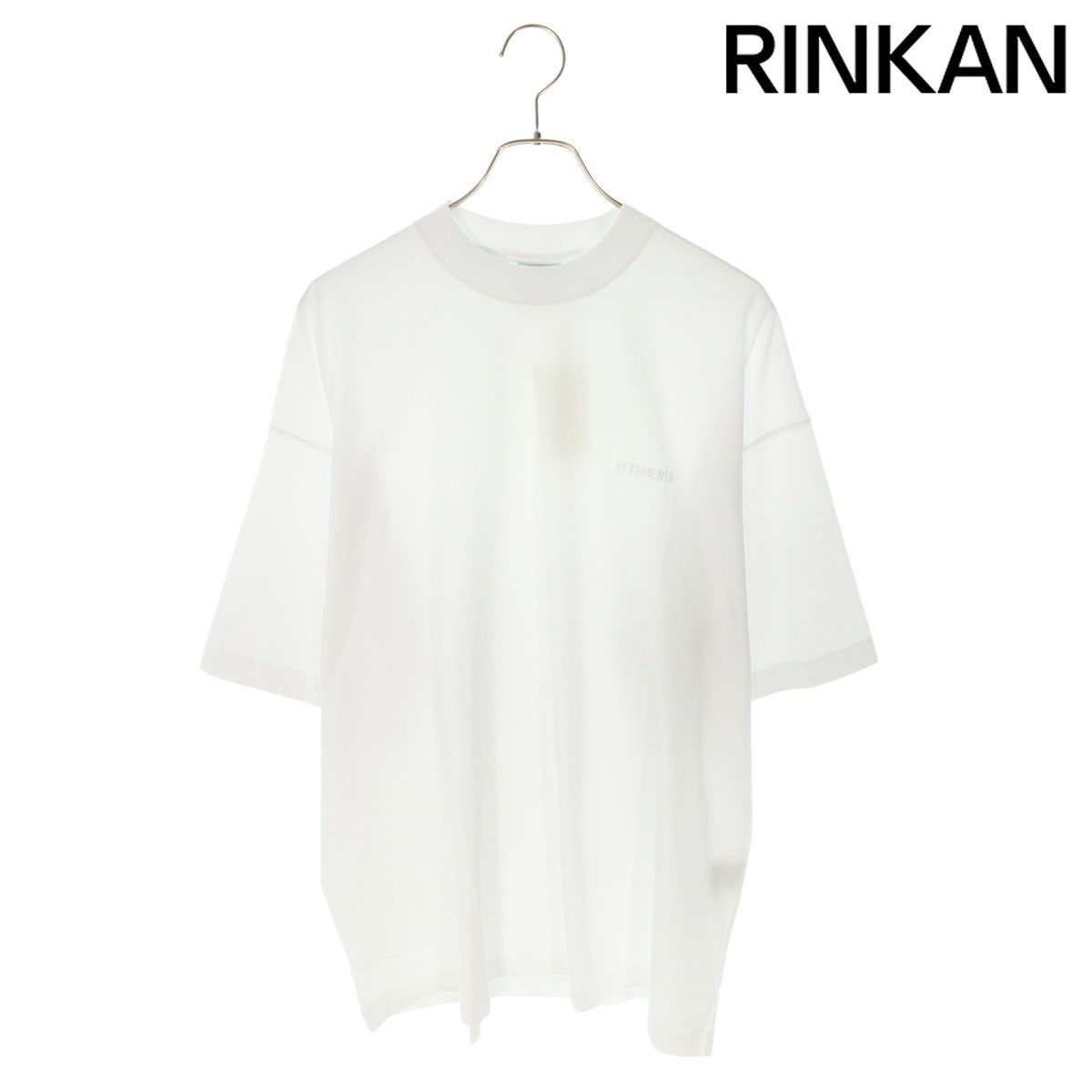 ヴェトモン  25SS  UA66TR765W エンブロダイリーロゴオーバーサイズTシャツ メンズ S