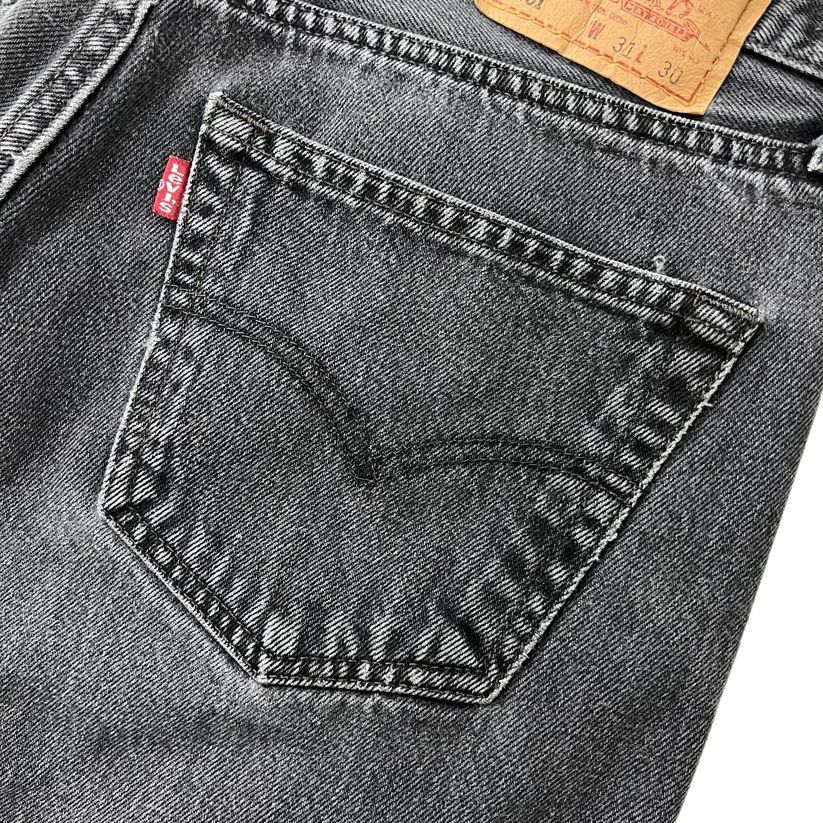 00s メキシコ製 Levis 501 ブラック デニム パンツ W31 L30