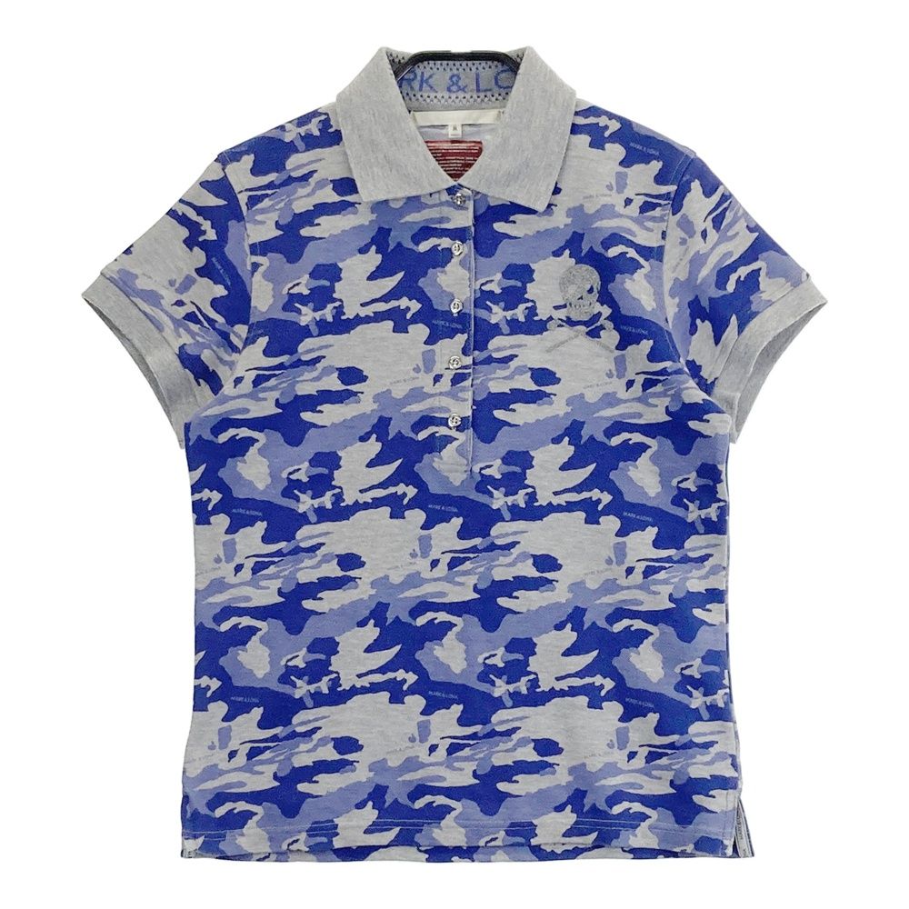サイズ：M MARK&LONA マークアンドロナ 半袖ポロシャツ カモフラ