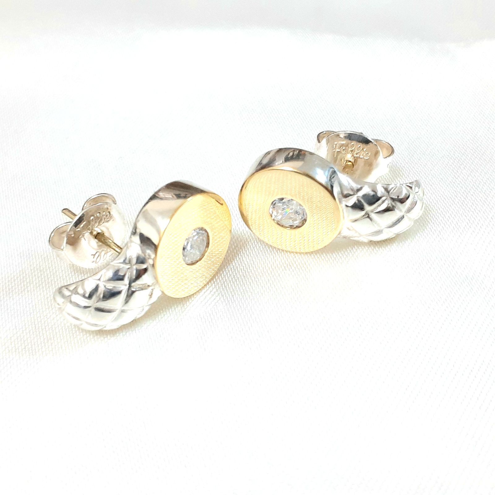 Folli Follie フォリフォリ ピアス シルバー SILVER 925 K18 750