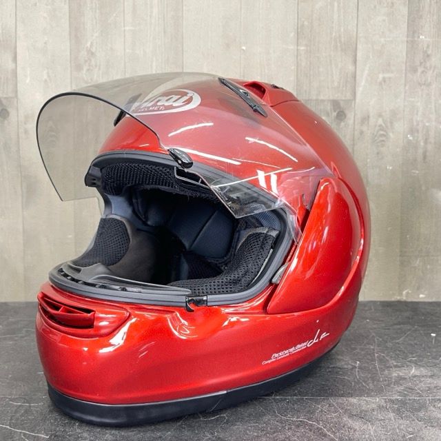 フルフェイスヘルメット 【中古】 Arai アライ PROFILE プロファイル SNELL 61-62cm レッド PSCマーク有 バイク  オートバイ / 59203 - メルカリ