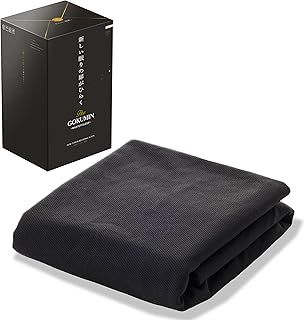 GOKUMIN ボックスシーツ 防水シーツ シングル のびのびシーツ シワが寄らない 抗菌防臭 厚み5～35cmまで対応 おねしょシーツ ベッド マットレスカバー ベッドカバー おしゃれ 高耐久 生地 ブラック t-sh01