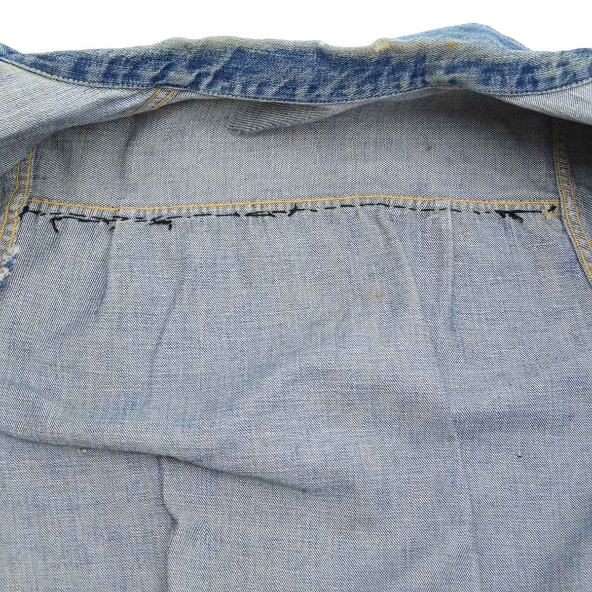 LEVIS】~50s 506XX 片面 針無しバックル 1枚袖 1st ファースト LEVIS】~50s 506XX 片面 針無しバックル 1枚袖 1st ファースト