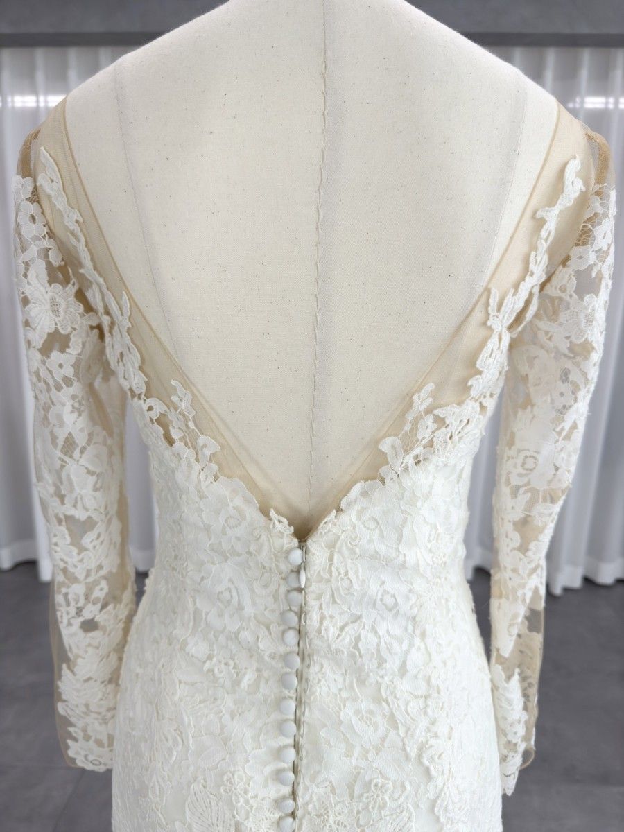  プロノビアス PRONOVIAS チベット tibet マーメイドライン ウェディングドレス ホワイト 白 ファーストオーナー イリュージョンレース レース その他 その他