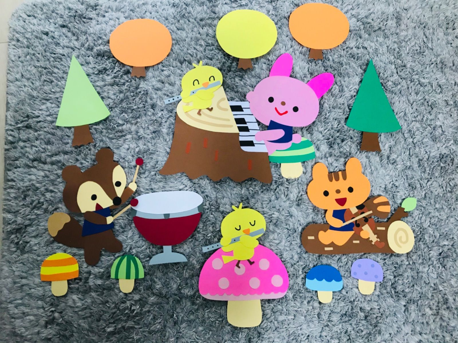 りん 壁面飾り 「音楽発表会①」大きく飾れます 音楽会＊壁面飾り - 03mell10 | minne byGMOペパボ 国内最大級の
