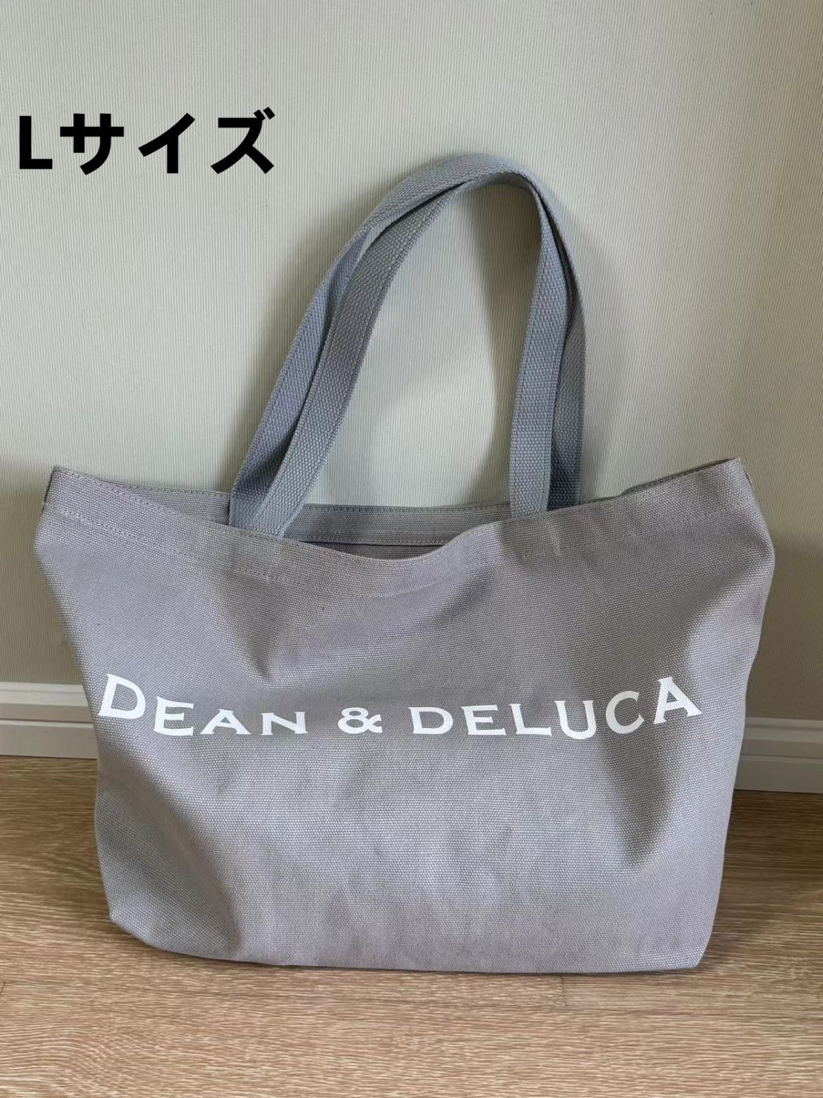 DEAN&DELUCA　ディーン＆デルーカ　トートバック エコバッグ 　コットン　レディースＬサイズ