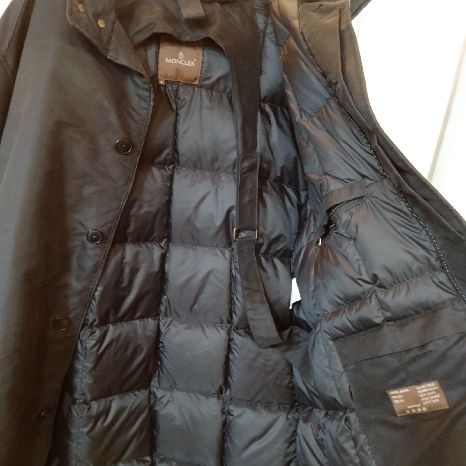 ジャケット・アウター MONCLER TISSU MATERIAL STOFF TESSUTO モンクレール MONCLER ダウン ジャケット TISSU MATERIAL STOFF