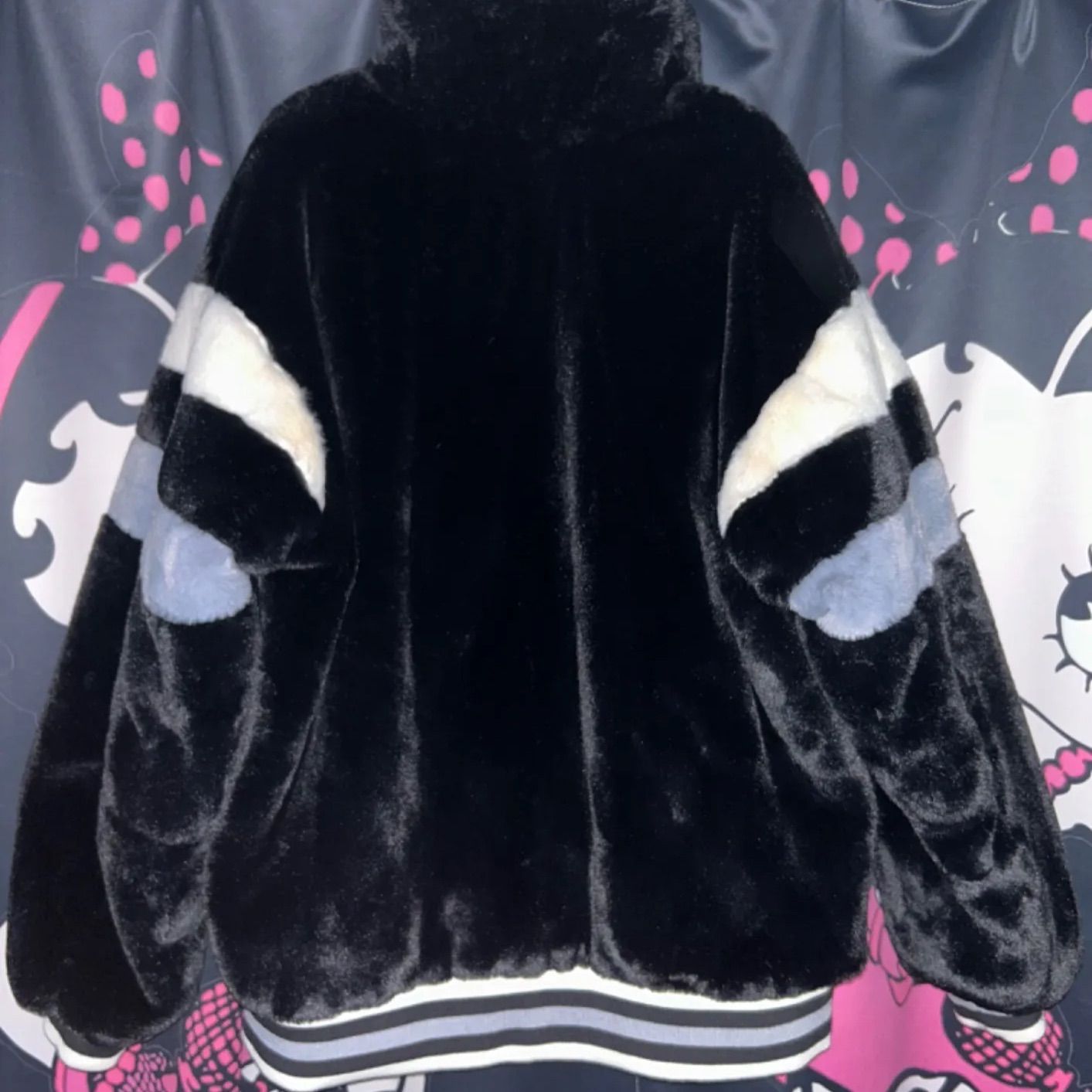 BAD HOP BREATH T-pablow 正規品 ファー ジャケット ブラック Lサイズ