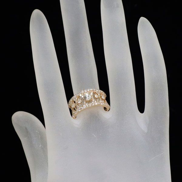 K18PG ダイヤモンド リング 0.300ct D0.83ct - メルカリ 