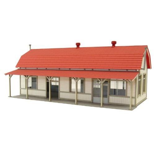 さんけい 1/80 情景シリーズ 駅舎-5 MK05-39 ペーパークラフト